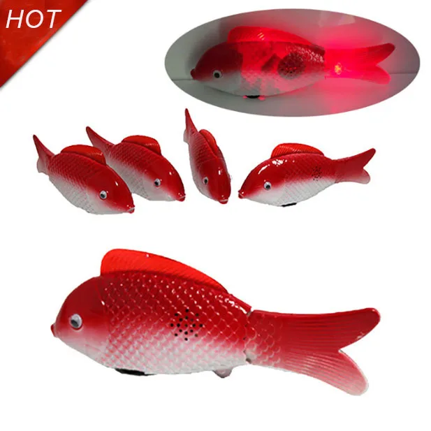 Radiant electric fish lights emitting sound Swimming Fish Magical Robo