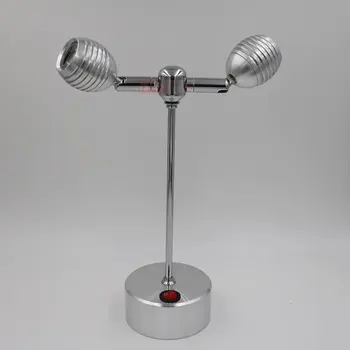 

Battery light LED Spotlight window display jewelry TV background wall desk lighting creative 2 head lights ZA SD75