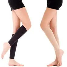 One Pair Women Medical Support Leg Shin Socks Varicose Veins Calf Sleeve Compression Brace Wrap Shaping Calf Leg Socks