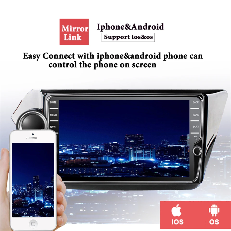 Cheap 8" Carplay 4G RAM Android 9.1 CAR Radio GPS Navigation For KIA RIO K2 2010 2011 2012 2013 2014 2015 Car DVD Player Octa Core 9