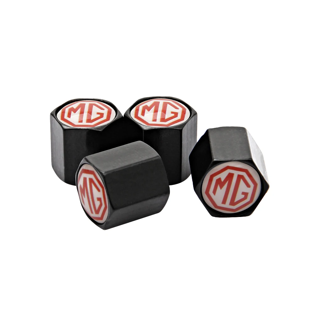 

For MG MORRIS GARAGES MG3 MG5 MG6 GS GT Mg350 MG3SW ZS MG7 TF Car Styling Metal Wheel Tire Valve Caps Stem Case Car Accessories