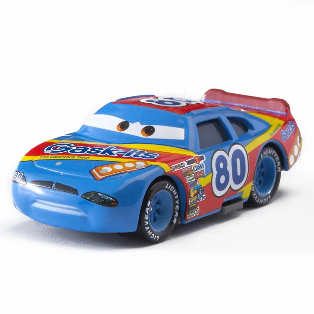 Гоночный автомобиль Дисней Pixar 60 Lightning McQueen Mater Jackson Storm Ramirez 1:55 литой под давлением