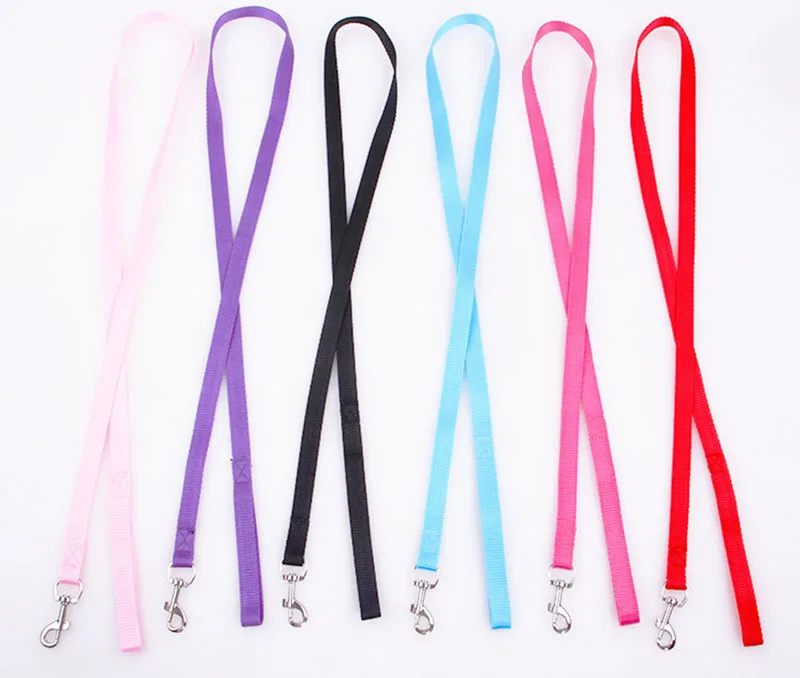 SYDZSW Pet Classic Solid Color Dog Leash Durable Nylon Dog Leash 0.6 x 4 feet Pet Leads Leash for Small and Medium Dogs1