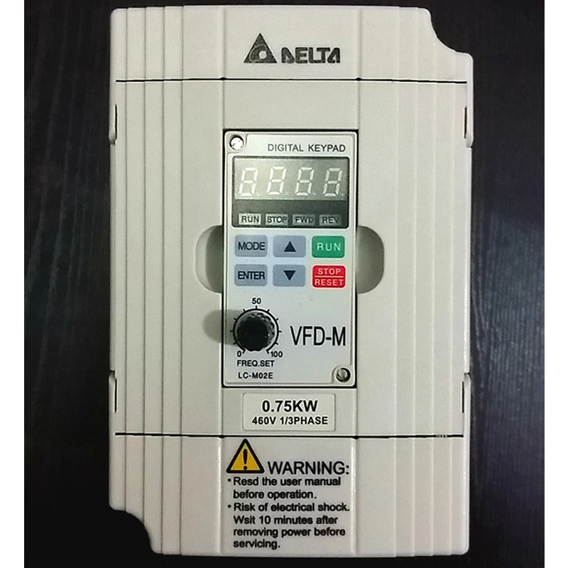 

Delta Inverter VFD007M43B vfd015m43b vfd022m43b Three Phase 380V 0.75KW 1.5KW 2.2KW Frequency frequency converter