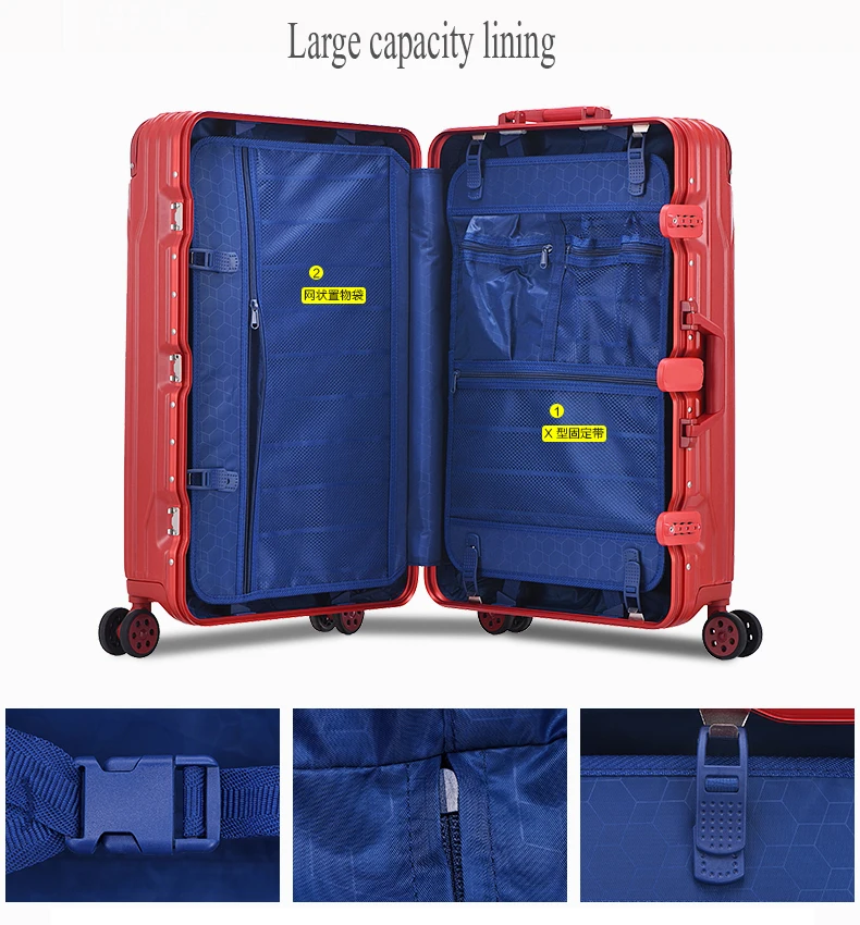 20''24''26''29''Unisex чемодан на колесиках на колесах Carry-on malas де viagem Для женщин и Для мужчин марка тележка чемоданы Путешествия сумка