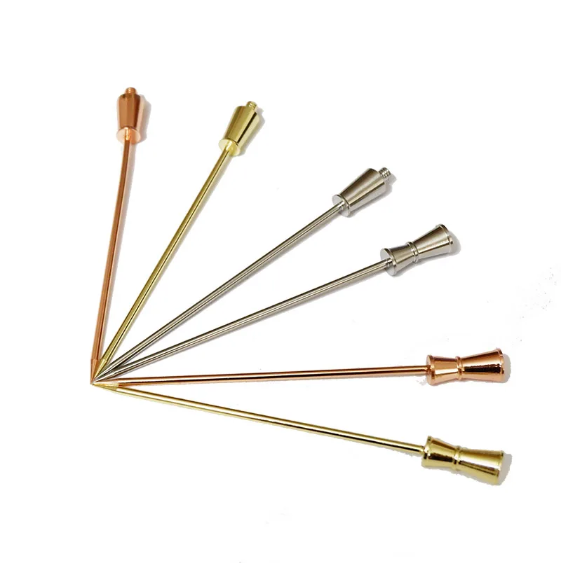 

Free Shipping 4PCS Shaker/Jigger Shape Stainless Steel Cocktail Picks Fruit Sticks 4.3 Inch Cocktail Sticks Set of 4