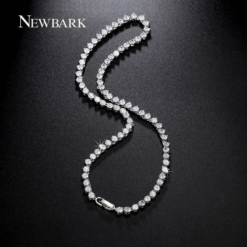 Newbark классический длинный Цепочки И Ожерелья Круг Rhinestone Ювелирные изделия с AAA
