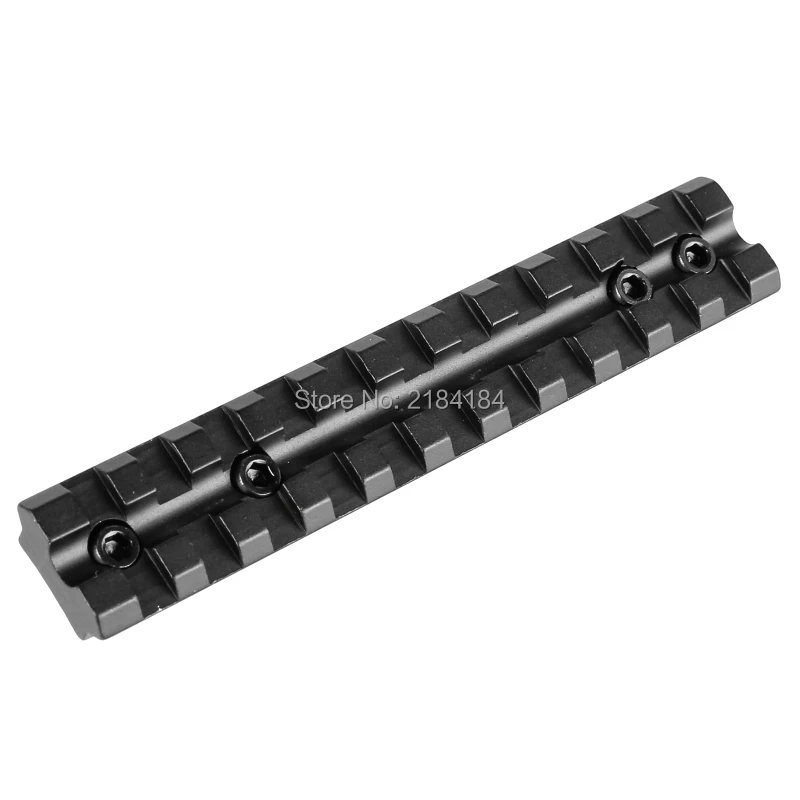 النار الذئب جديد التكتيكية الانظار السكك الحديدية ل روجر 10/22 الدقة تشكيله من الطائرات أسود الألومنيوم بندقية جبل حامل