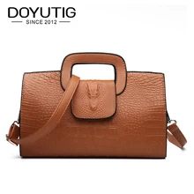 DOYUTIG, Бизнес Стиль, женские сумки из натуральной кожи, высокое качество, для женщин, большая емкость, бизнес леди, квадратные сумки и сумки F649