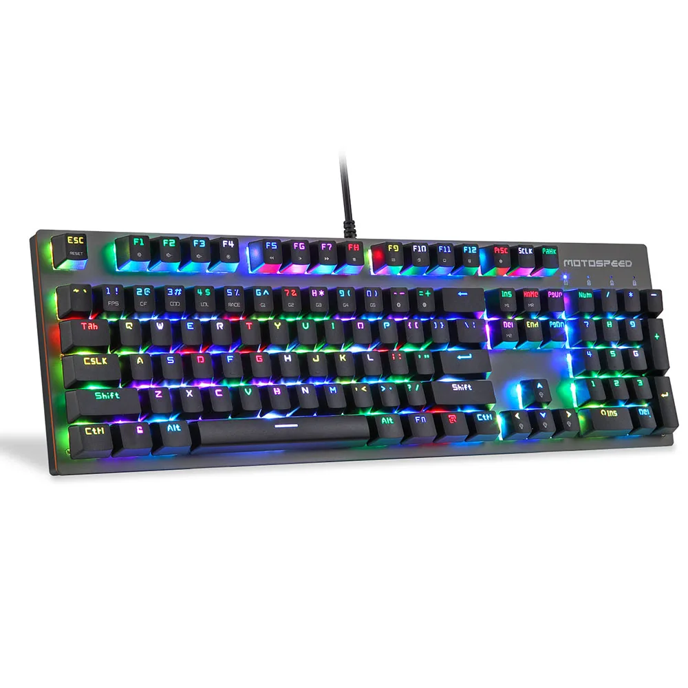 

New Motospeed CK89 NKRO USB Wired Mechanical Keyboard Kailh Box Switch Real RGB Backlight for Gaming