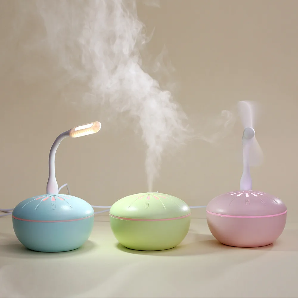 Simple Humidifier Orange LED Humidifier Air Purifier Atomizer Home