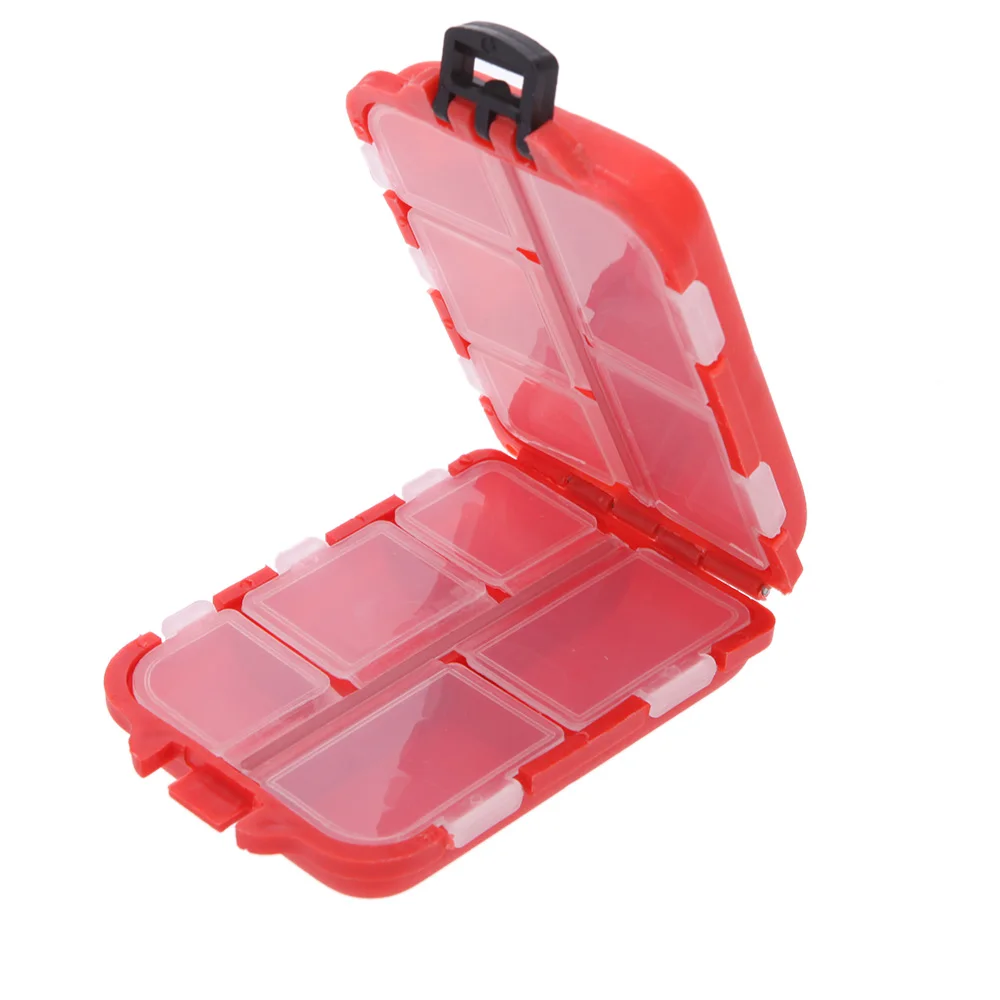 

10 Compartments Fly Fishing Box Small Size Fishing Tackle Box for Fishing Hooks Swivel Beads etc Carp Fishing Accessories