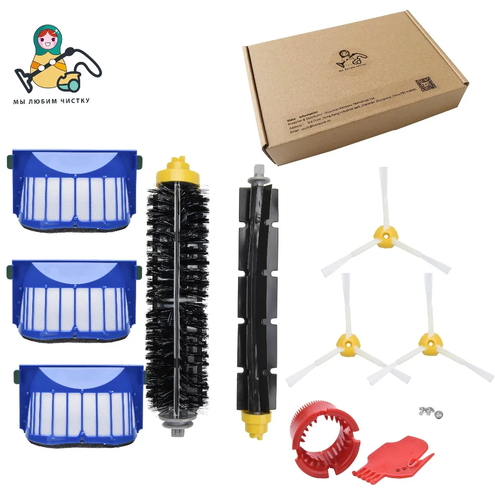 Мульти-набор запасных частей основной щетки боковая щетка фильтр для iRobot Roomba 600 620 650 660 675 680 690 irobot Roomba аксессуары
