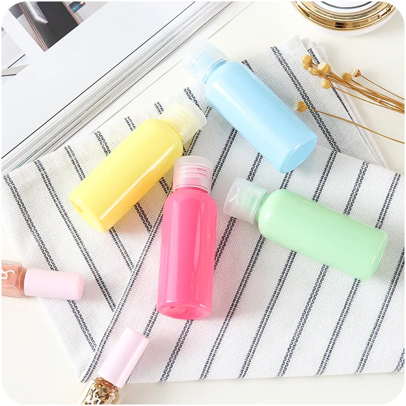 

Refillable Portable Macaron Mini Empty Cosmetic Container Traveler Perfume Packing Bottle for Lotion Shampoo makeup container