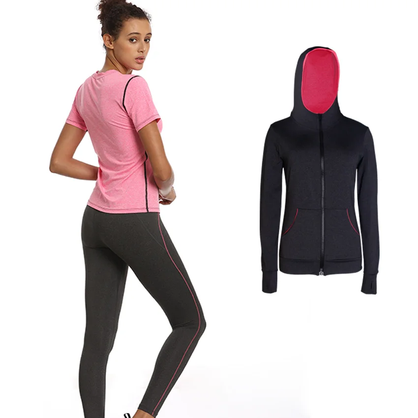 

3 Pcs Yoga Set Fitness Clothing Leggings Pant Women Gym Yoga Leggings T-shirt Coat Female Outdoor Running Sportswear Suits