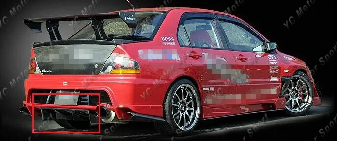 2001-2007 Mitsubishi Lancer Evolution 7-9 JDM  Varis Style Rear Under Diffuser CF (12)