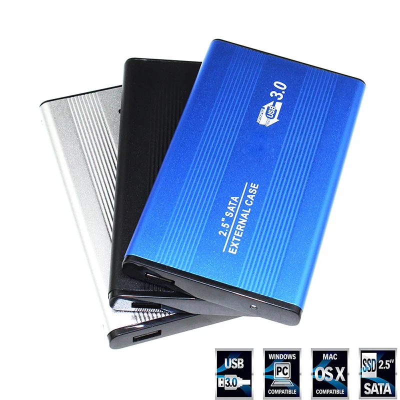 2,5 дюймовый чехол для ноутбука SATA HDD для Sata USB 3,0 SSD HD жесткий диск Внешний корпус для хранения с кабелем USB 3,0