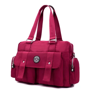 

Women Vintage Travel Messenger Bags Fashion Ladies Waterproof Solid Nylon Crossbody Bags Bolsas Femininas Female Shoulder Bags