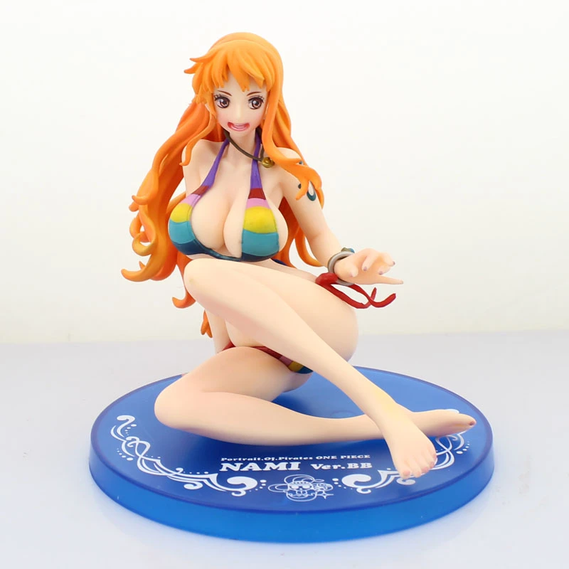 送料無料セクシーな6 ワンピースアニメナミビキニ座るbb Ver 箱入り13センチpvcアクションフィギュアコレクションモデル人形おもちゃギフト Gift Collection Pvc Action Figureone Piece Anime Aliexpress
