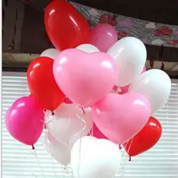 Бесплатная доставка 10 шт./лот/10 дюймов сердце латексный воздушный шар воздушные шары надувные воздушные шары для свадьбы, вечеринки