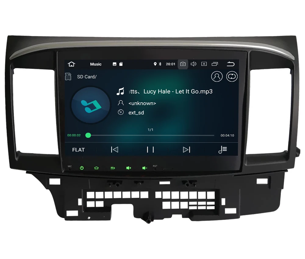 Best 10.1" IPS Octa Core 4G Android 8.1 4GB RAM 64GB ROM RDS Car DVD Multimedia Player Radio Stereo For Mitsubishi Lancer 2006-2016 3