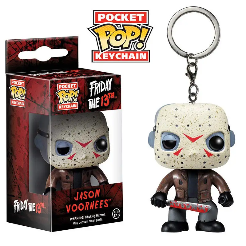 FUNKO POP Cute Pocket Keychain Jack Skellington Chucky Jason Voorhees Venom pvc Action Figures Toys for children birthday gift FUNKO POP Cute Pocket Keychain Jack Skellington Chucky Jason Voorhees Venom pvc Action Figures Toys for children birthday gift