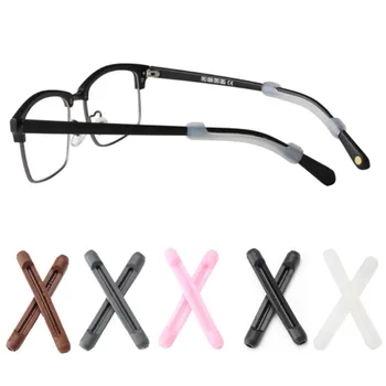 

Anti Slip Silicone Holder plastic Comfort Glasses Ear Hooks New Popular Sports Temple Tips Soft fashion Grips Ear Hook