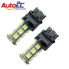 AutoEC 100X T25 3156 3157 18 smd 5050 Светодиодная лампа 3057LL 3155 3155LL 3156 3156LL автомобильный тормоз заднего света белого и синего цвета 12 V# LE04