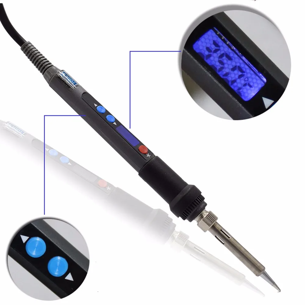 110V/220V 90W Digital Electric Soldering Iron Lead free Temperature