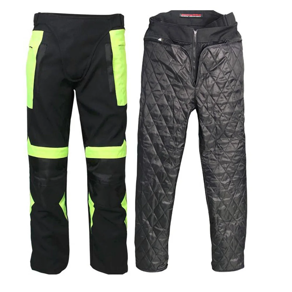 

Men Warm Off Road Racing Pants Waterproof Motorcycle Reflective Motocross Riding Trousers Pants Protective Gear