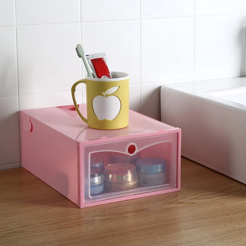 درج المنظم صديقة للبيئة صندوق تخزين للحذاء DIY حذاء مقسم أدراج شفافة البلاستيك مستطيل المنظم درج المنظم صديقة للبيئة صندوق تخزين للحذاء DIY حذاء مقسم أدراج شفافة البلاستيك مستطيل المنظم