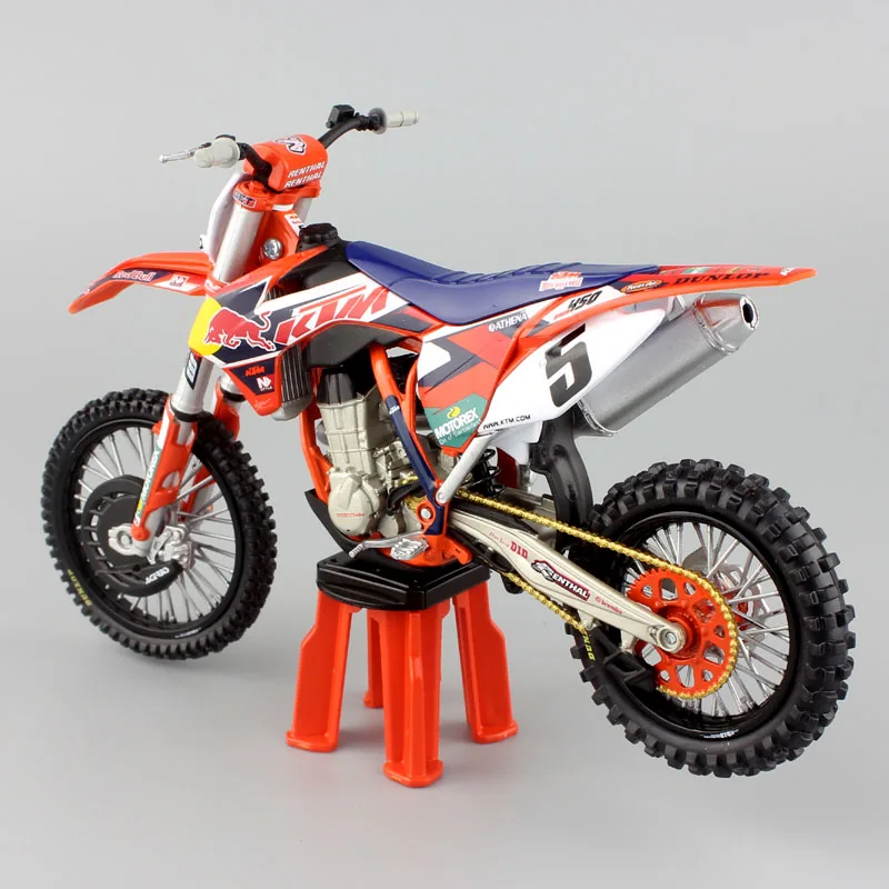 1/12 масштаб automaxx Дети № 5 Ryan Dungey SUPERMOTO KTM SXF450 Мотокросс Мотоцикл литье под давлением металлическая модель гоночной машины dirt bike автомобиль игрушки