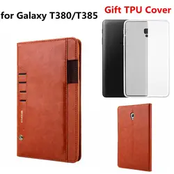 Новая Мода Smart Case для Samsung Galaxy Tab 8,0 SM-T380 SM-T385 2017 Edtion Роскошные из искусственной кожи Стенд чехол для планшета 8 дюймов