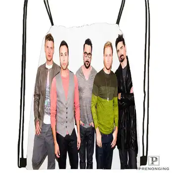 

Custom Sbackstreet-boys- Drawstring Backpack Bag Cute Daypack Kids Satchel (Black Back) 31x40cm#180612-02-39