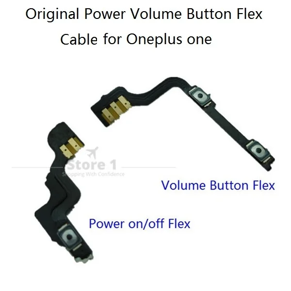 

Original Power Volume Button Flex Cable for OnePlus One Power On/Off Volume Up/Down Replacement Parts for Oneplus 1+ A0001