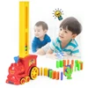 2022 New Arrival Domino Game Toy Set Domino Train Automatic Train with 60pcs Colorful Domino blocks DIY Toys Gift For Children ► Photo 3/6