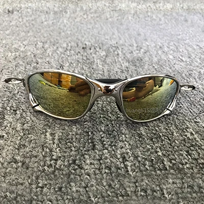 Профессиональные поляризованные велосипедные солнцезащитные очки для спорта на открытом воздухе, велосипедные очки для рыбалки, велосипедные очки с металлической рамой gafas ciclismo 5-2 - Цвет: c6