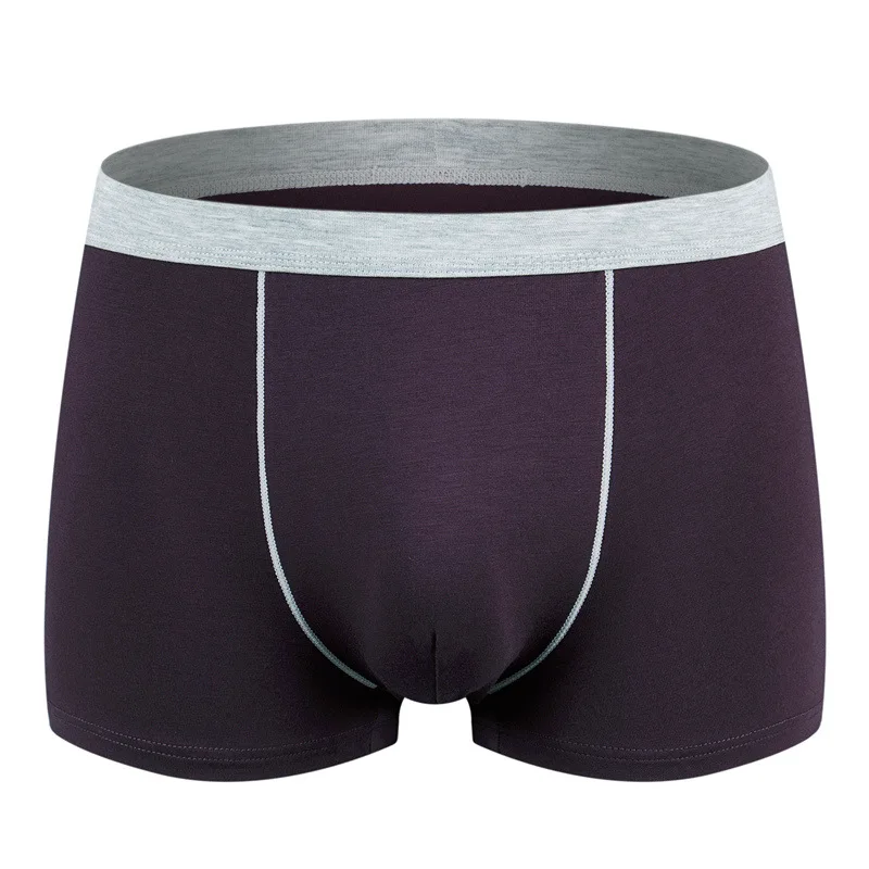 

Modal Men's Underwear 3D Seamless Sexy Large Size Loose Comfort Shorts