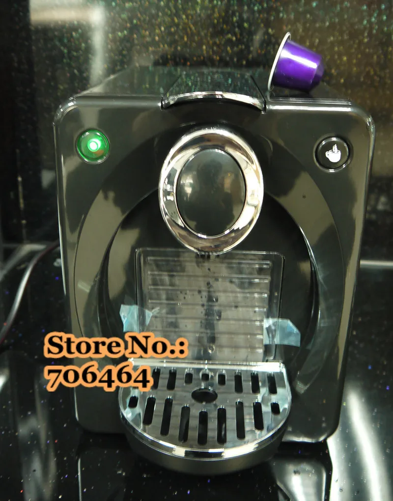 Красная полуавтоматическая машина для кофе капсулы NEspresso невыгодная цена