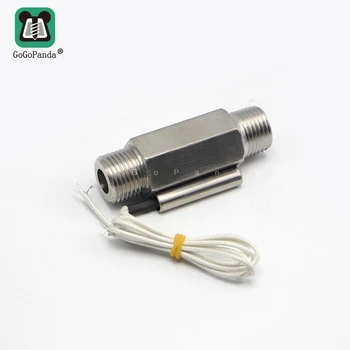 

1/2" 110V 220V Male Thread Ports Stainless Steel Metal Shell Liquid Water Flow Sensor Switch ZFS-04S for Heater Control