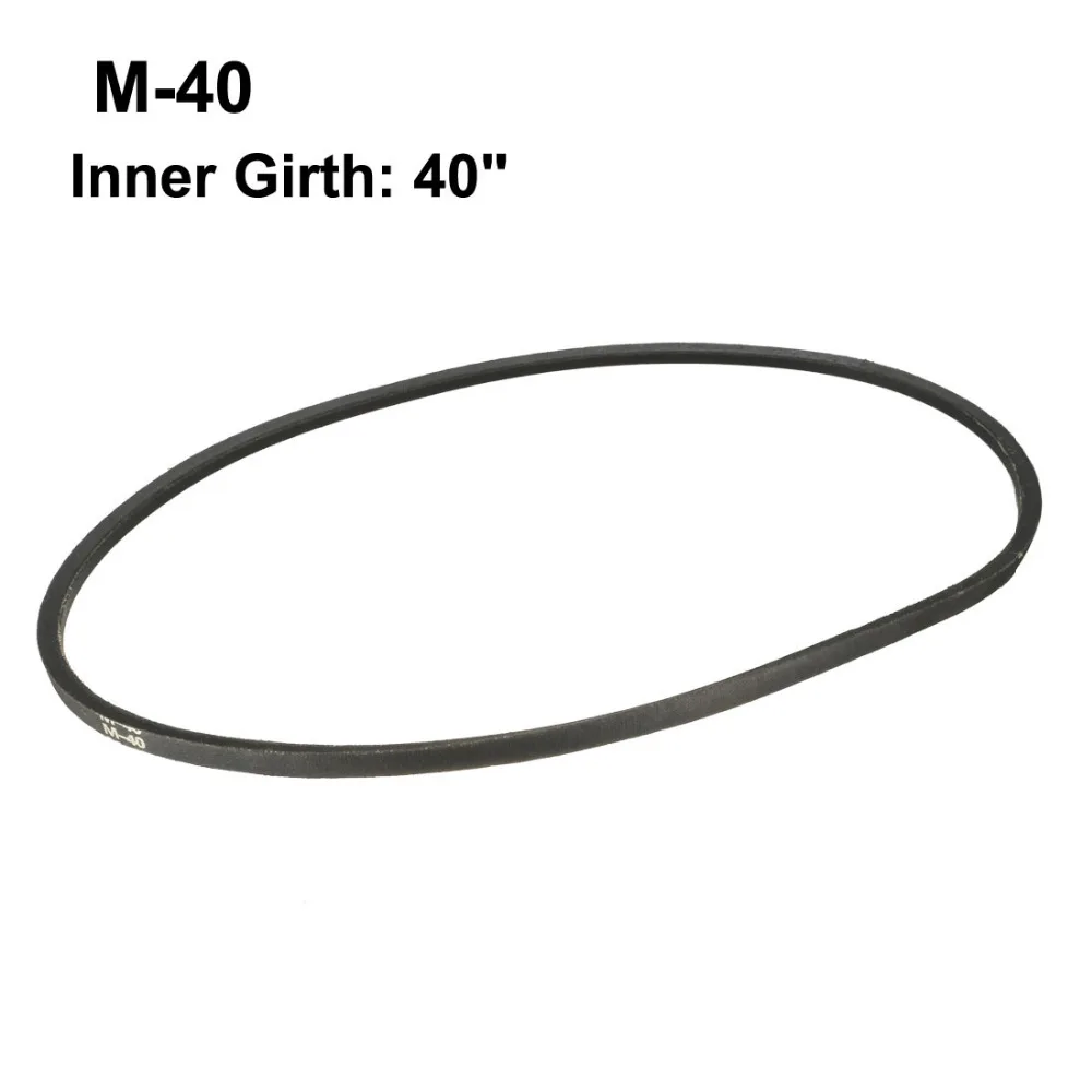 

Uxcell M-40 Inner Girth 40'' Rubber Transmission Belt Replacement Drive Belt 10x6mm for Washing Machine