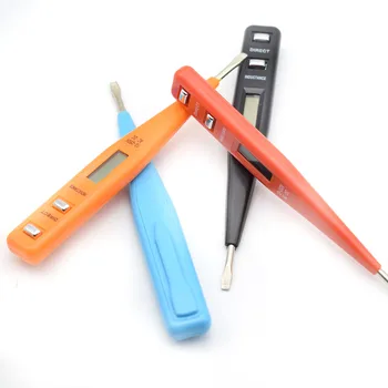 

1PCS LCD Digital AC/DC Voltage Detector Continuity Tester Pen 12-240V Voltage Indicator