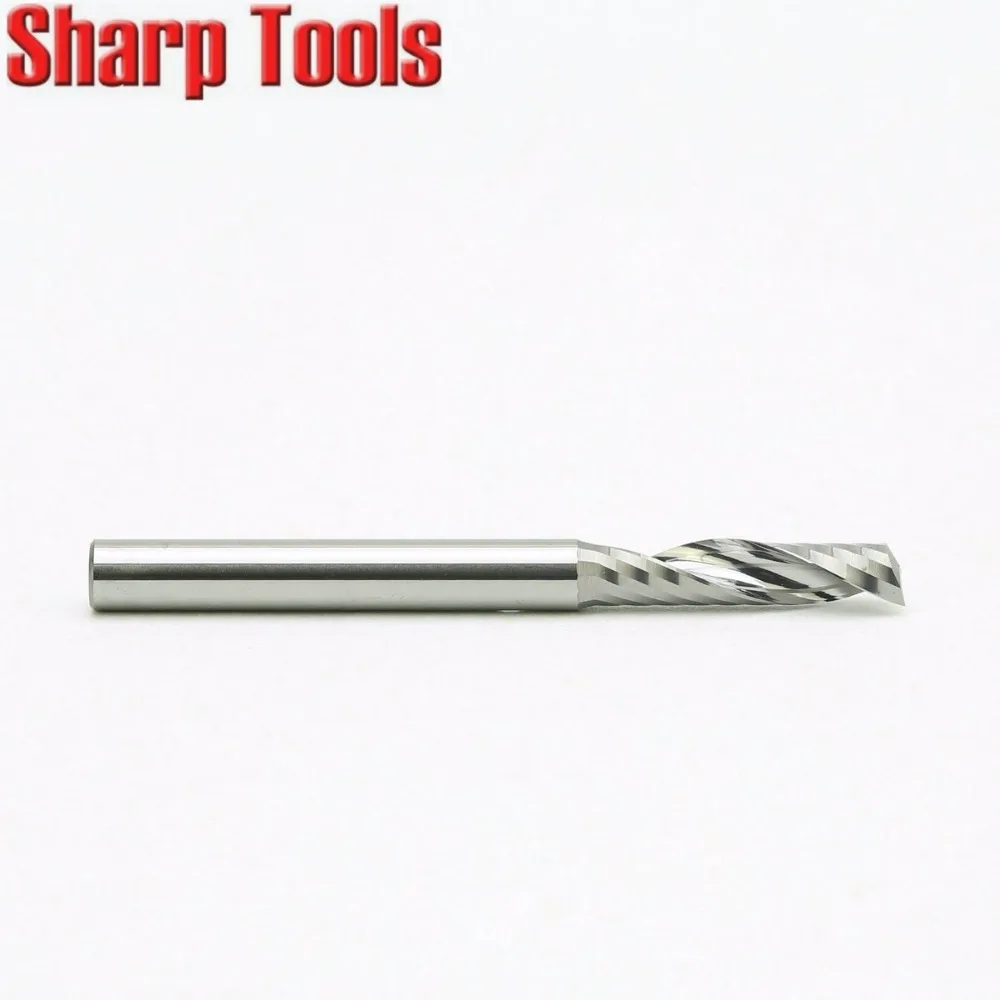 

4*15mm Single Flute End Mill Carbide Wood Cutter Spiral Router Bit for Woodworking Engraving Machine Tungsten CNC Milling Tools