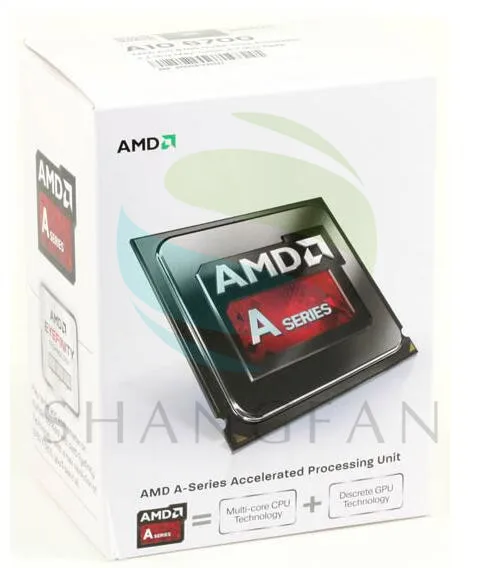 Новый AMD A10 6700 A10 6700 K 3,7 ГГц 65 W Quad-Core Процессор процессор AD6700OKA44HL разъем FM2 с Процессор Вентилятор охлаждения без оригинальной коробке