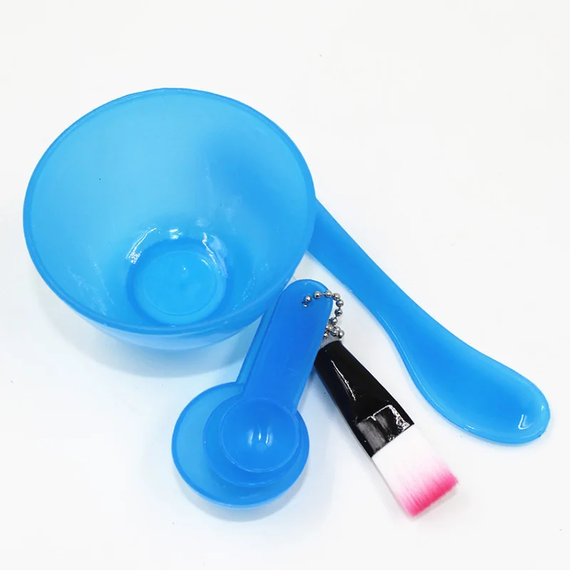 

4 in1 DIY Facial Face Mask Mixing Bowl makeup Brush Spoon Stick Tool Face Care Tool Kit Makeup Tools Skin Tightening Cleaner