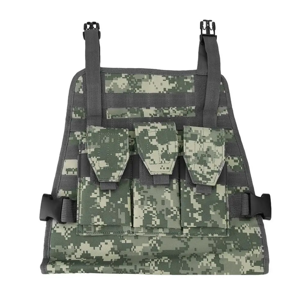 camouflage Дышащий тактический охотничий военный жилет Molle открытый жилет одежда боевой штурмовой джунгли оборудование жилет 4 цвета - Цвет: camouflage