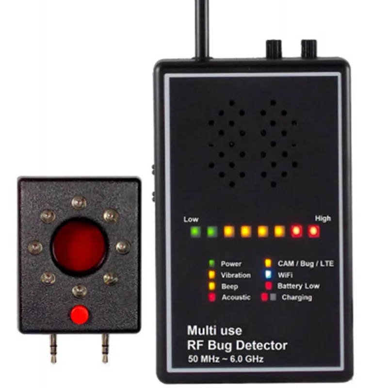 Multi Use RF Bug Detector with Acoustic display Camera ...