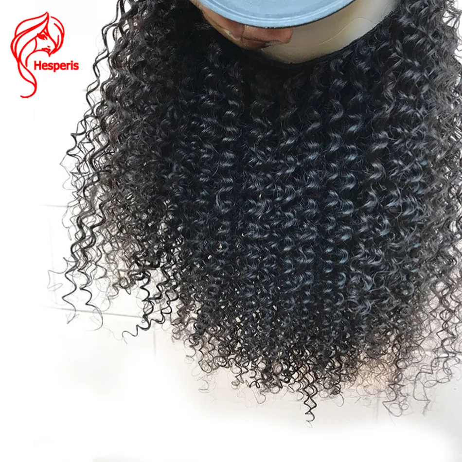 Hesperis кудрявые человеческие волосы парики предварительно сорванные 130 денстити бразильские волосы remy 13x6 короткий завиток кружева передние человеческие волосы парики