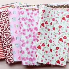 60 шт.-хлопковая ткань смешанные узоры по 20x25 см