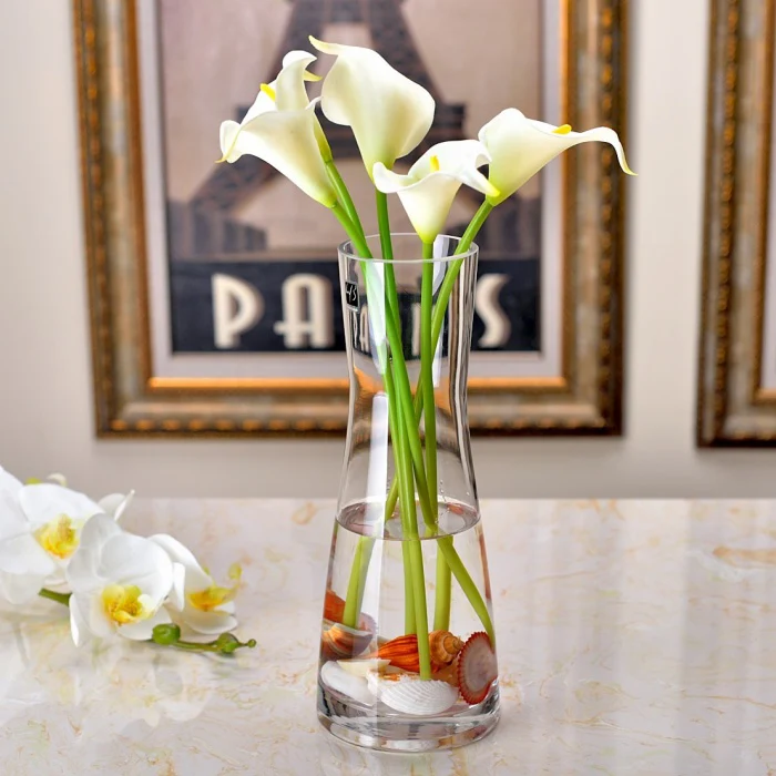 Modern Style Glass Tabletop Plant Bonsai Flower Wedding Decorative Vase Home Decoration Accessories